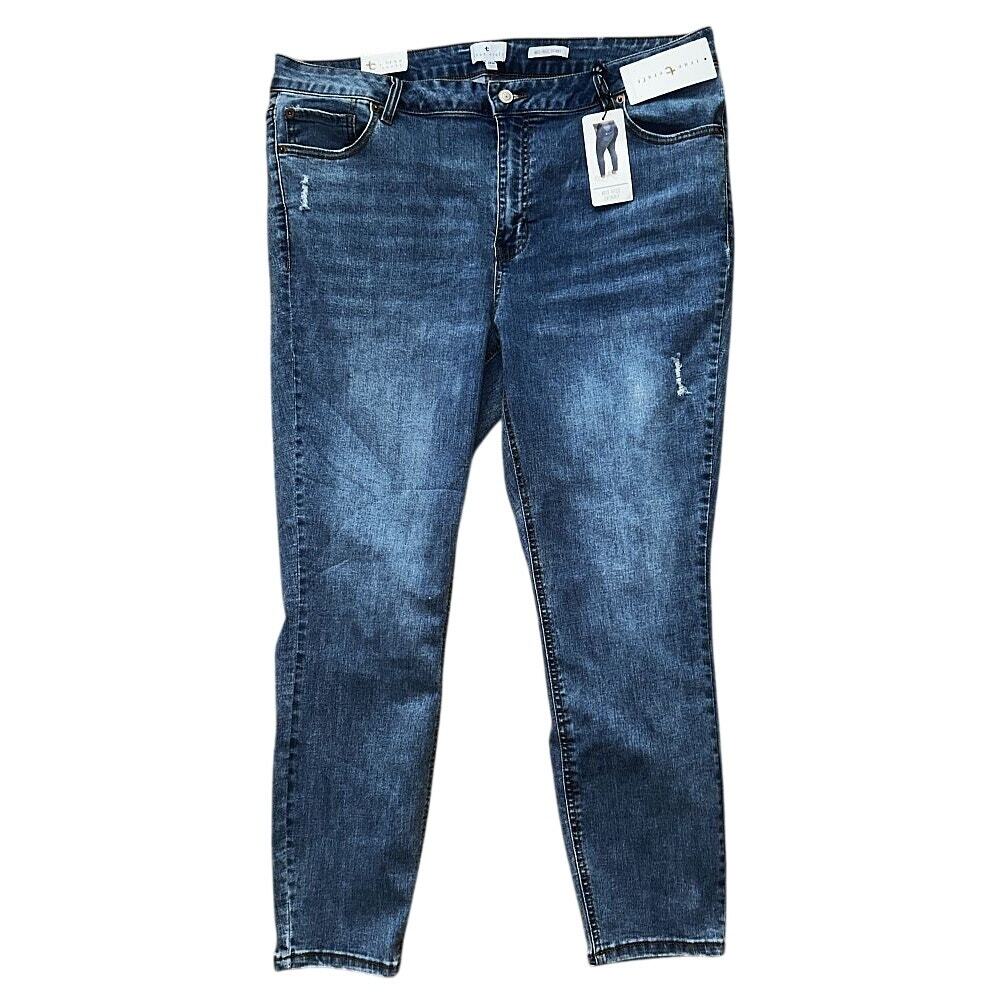 NWT True Craft Mid-Rise Skinny Jeans 18W